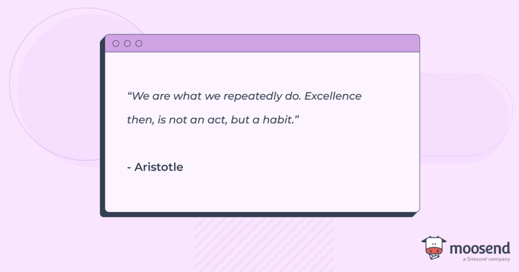 Motivational quote by Aristotle