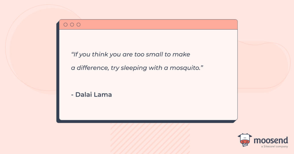 Motivational quote by Dalai Lama