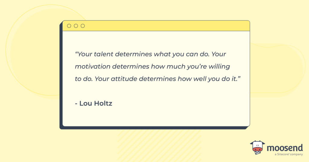 saying by Lou Holtz