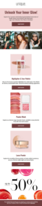 natural palette product promotion template
