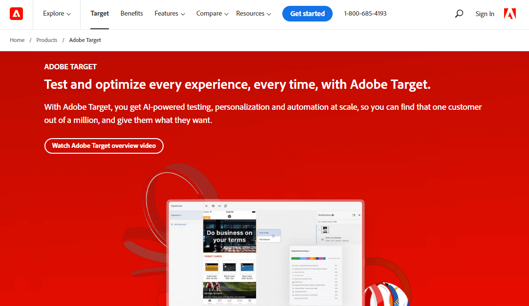 adobe target personalization platform