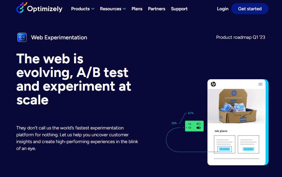 optimizely web experimentation and personalization platform