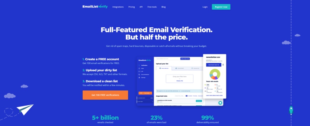 EmailListVerify testing tool