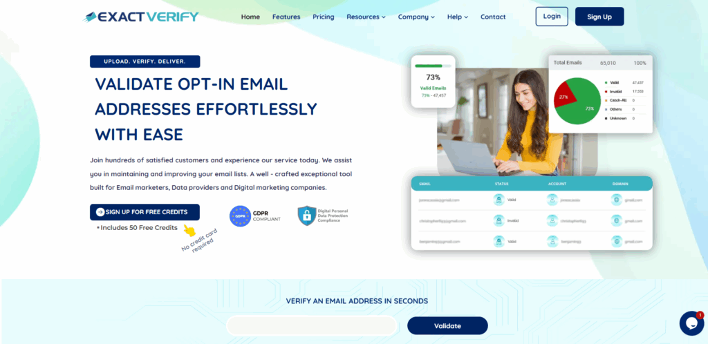 exactverify email verification tool