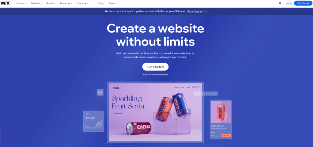 Wix website builder