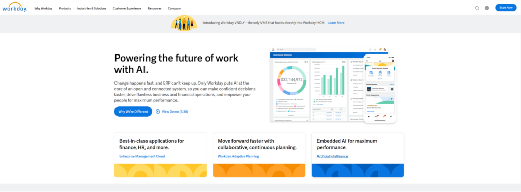 Workday HRIS system