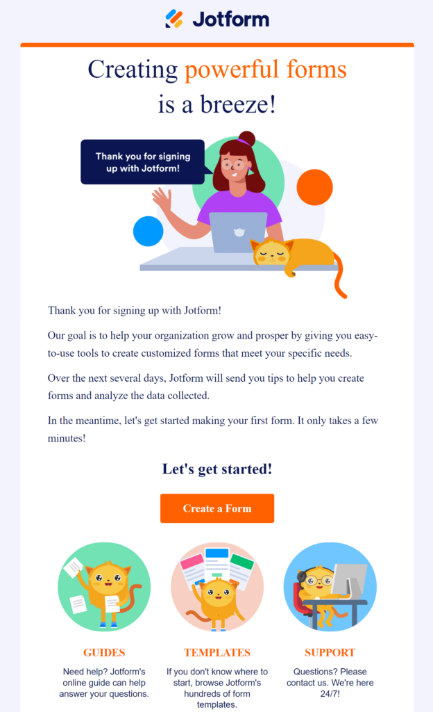 onboarding email