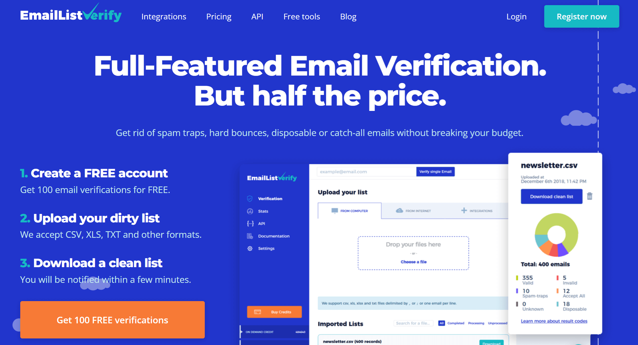 EmailListVerify testing tool