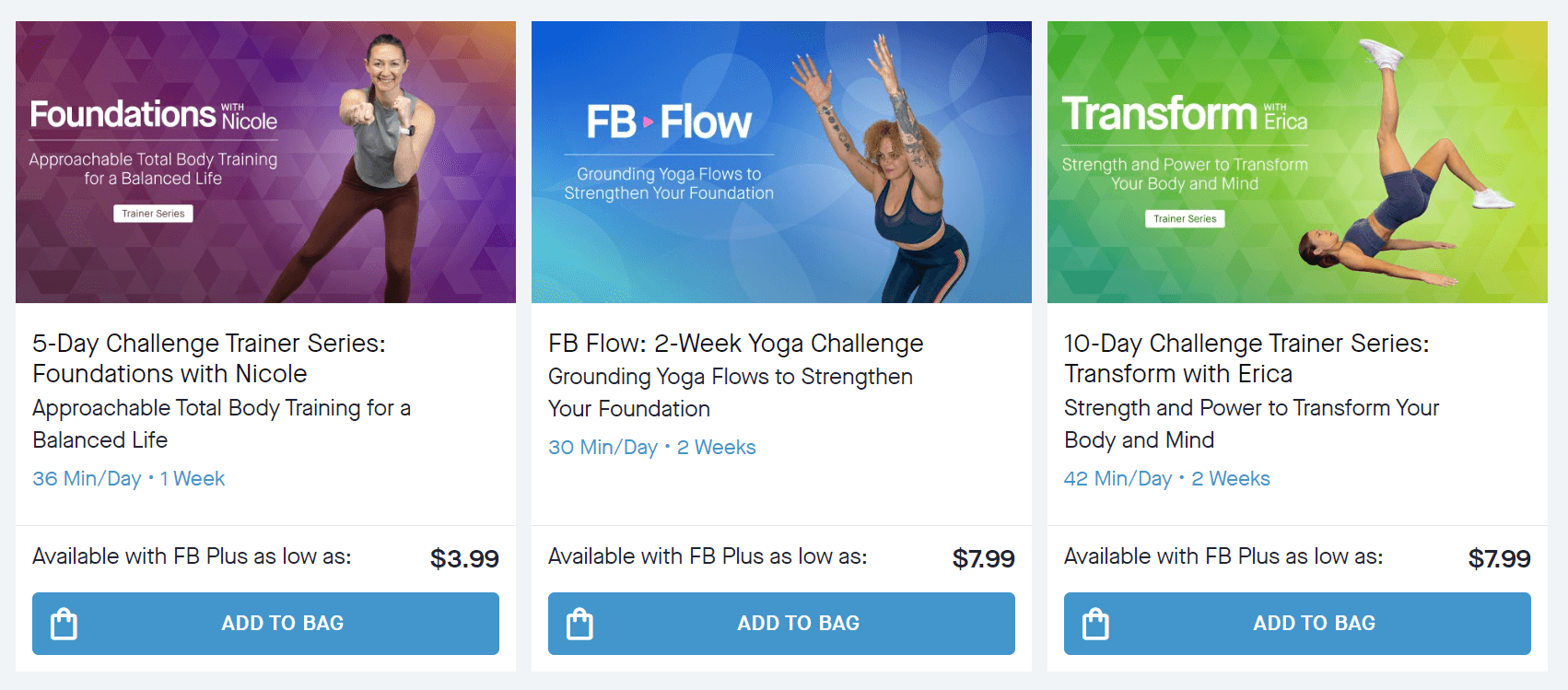 Fitness Blender coaching digital products