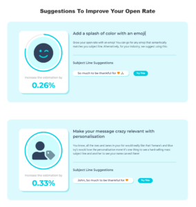 Moosend Refine recommendations