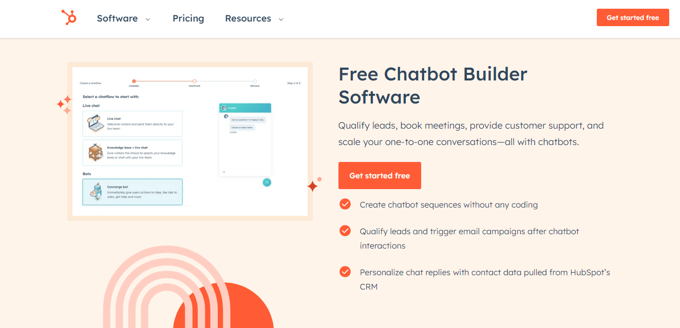 hubspot chatbot builder