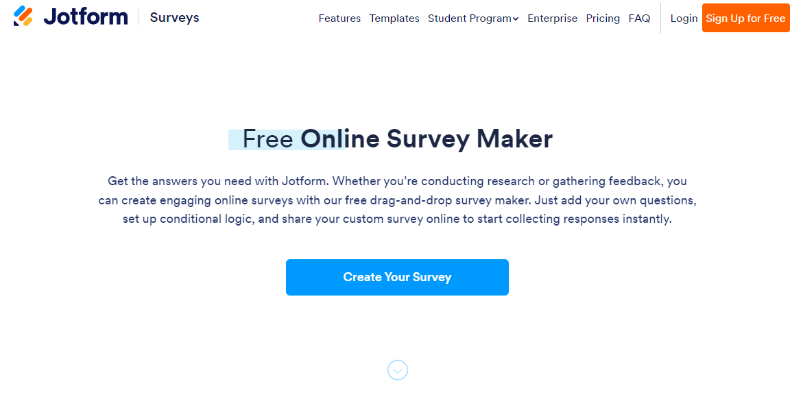 Free Survey Maker - Create a Survey Online