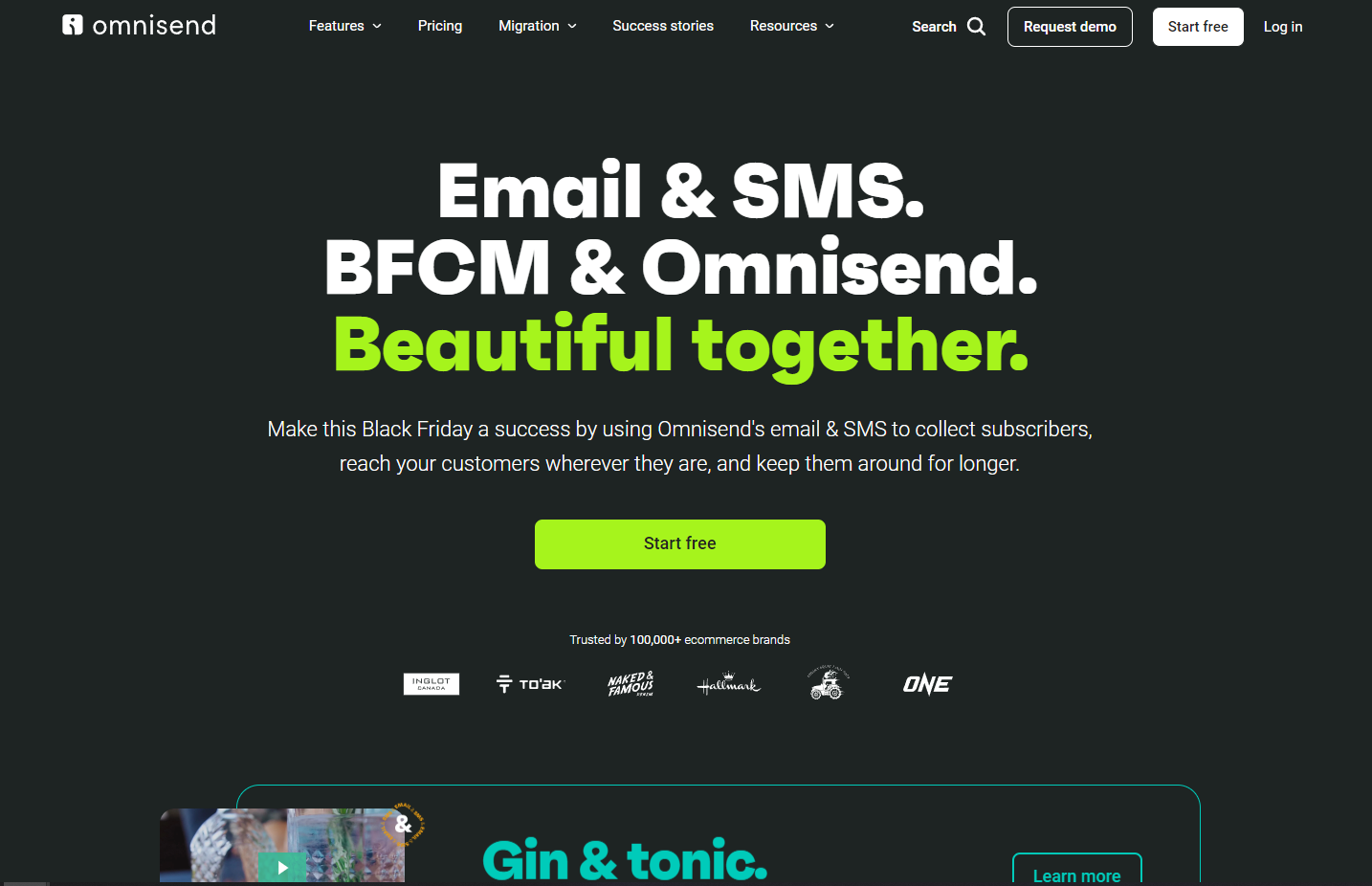 omnisend email platform for ecommercea