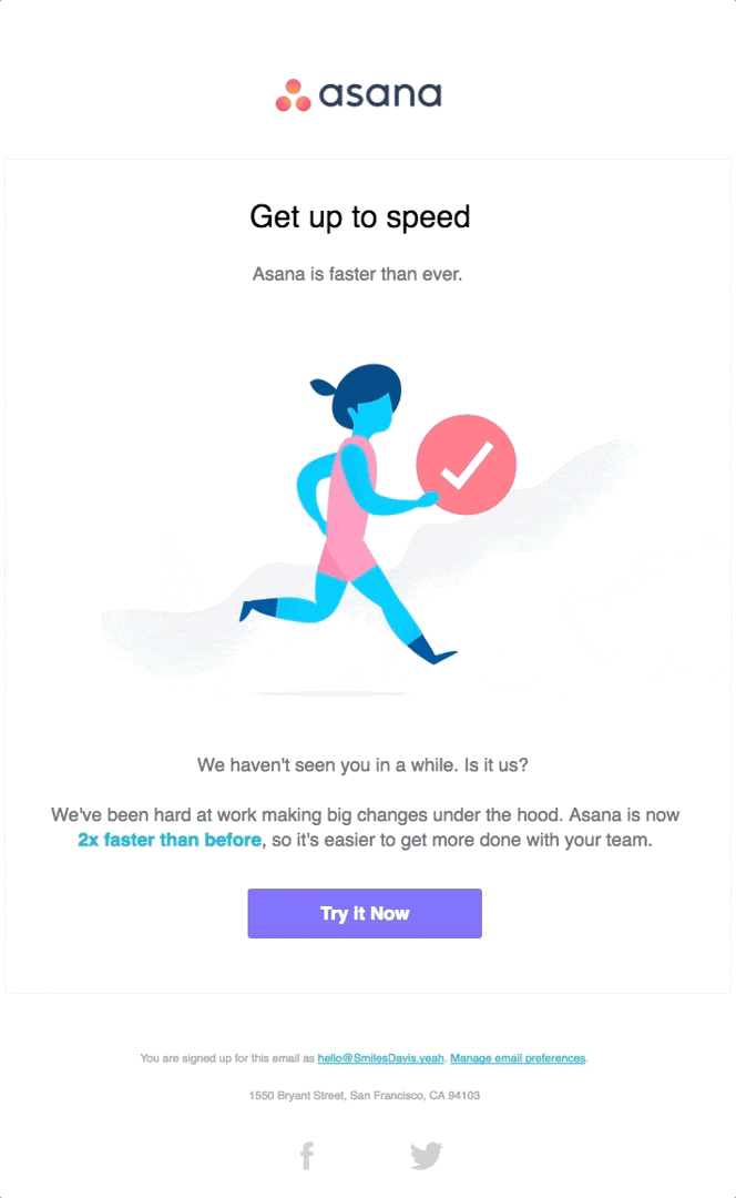 re-engagement email examples