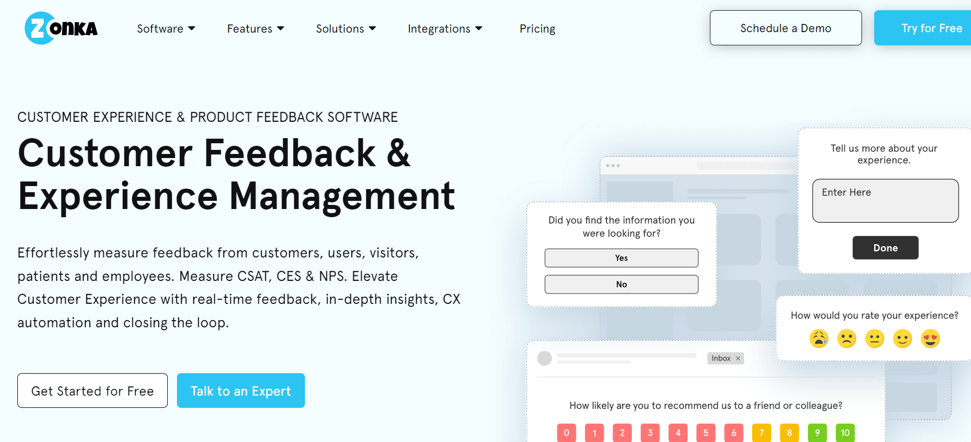 zonka feedback free survey tool