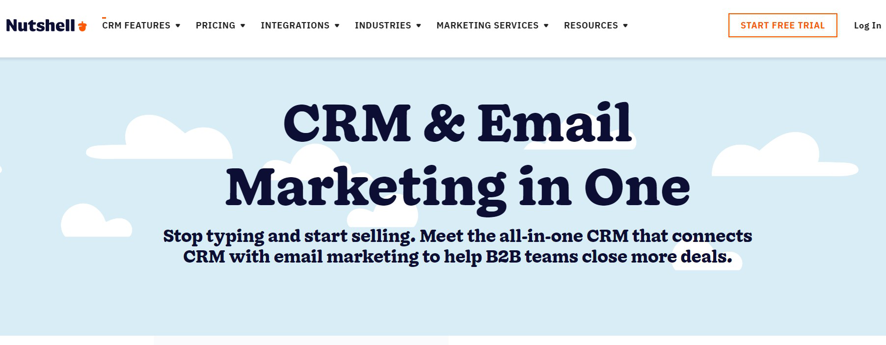 Nutshell crm and email marketing 