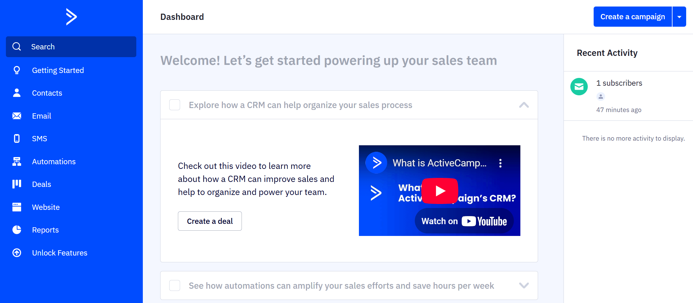 activecampaign crm email software
