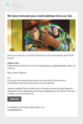 10 Great Unsubscribe Page Examples To Inspire You [2025]