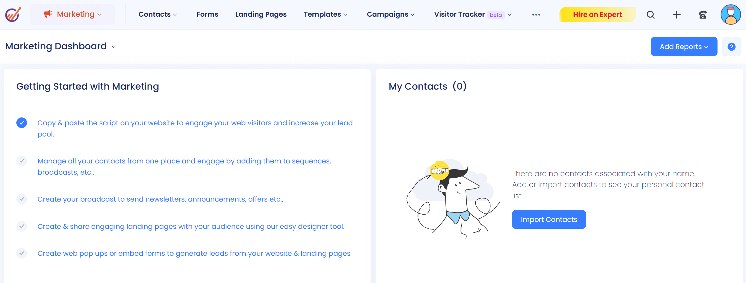 engagebay all-in-one crm solution