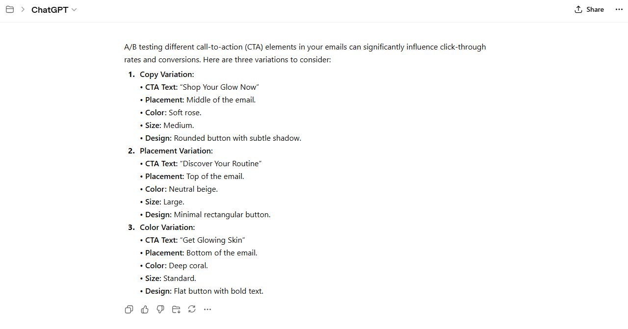 Chatgpt Call-to-action optimization prompt