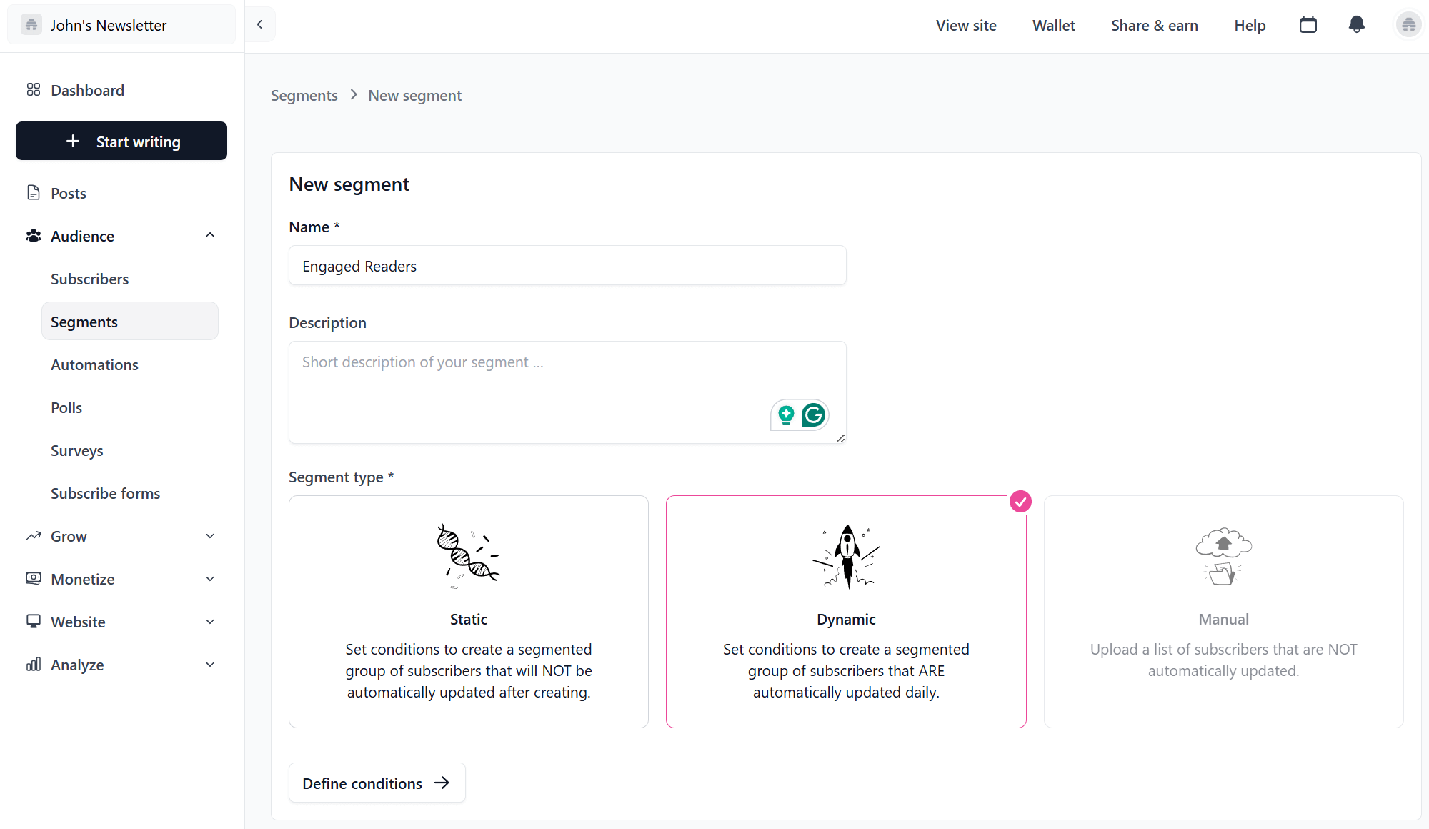 beehiiv list management options beehiiv list management options