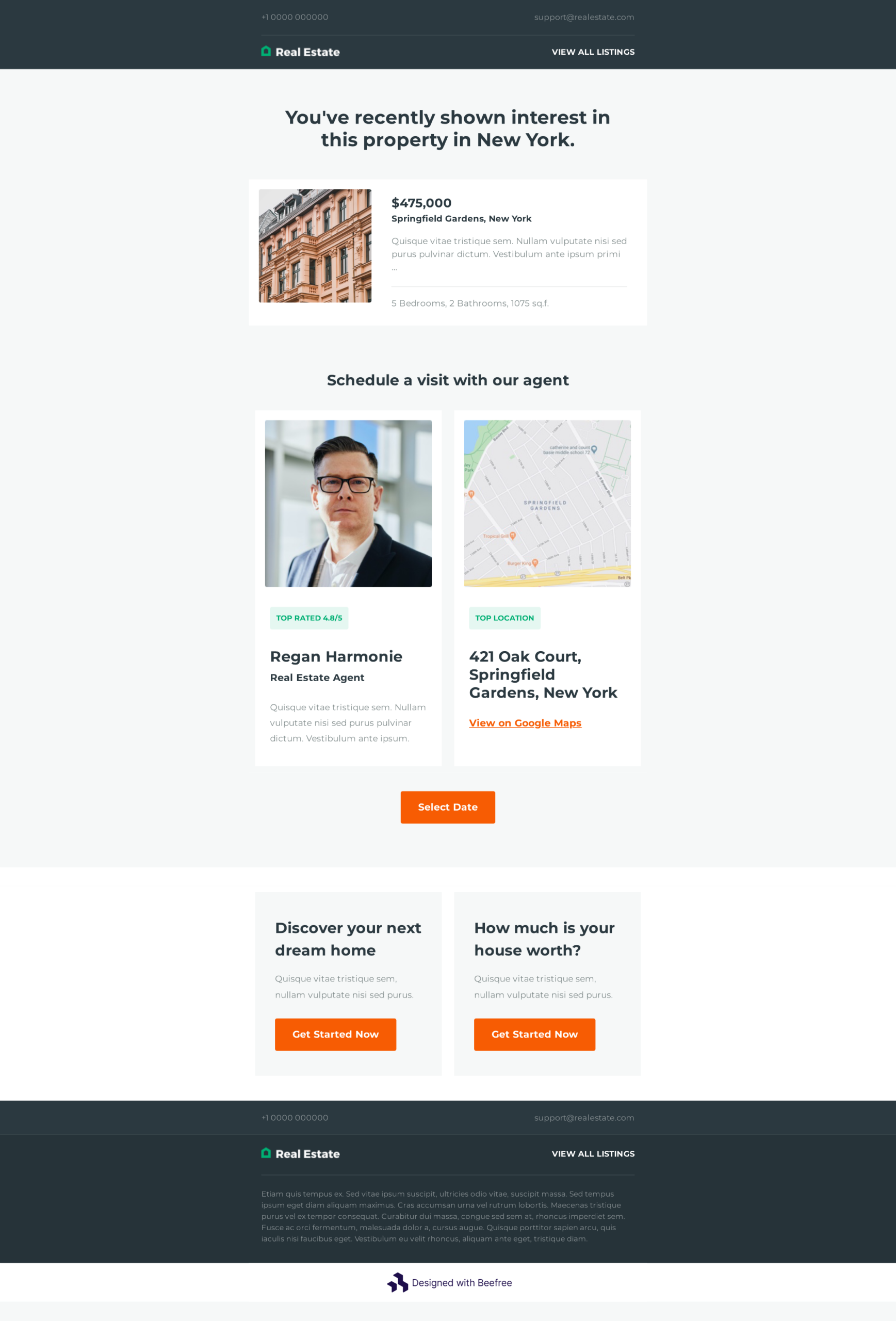 befree behavior triggered viewing invite newsletter template