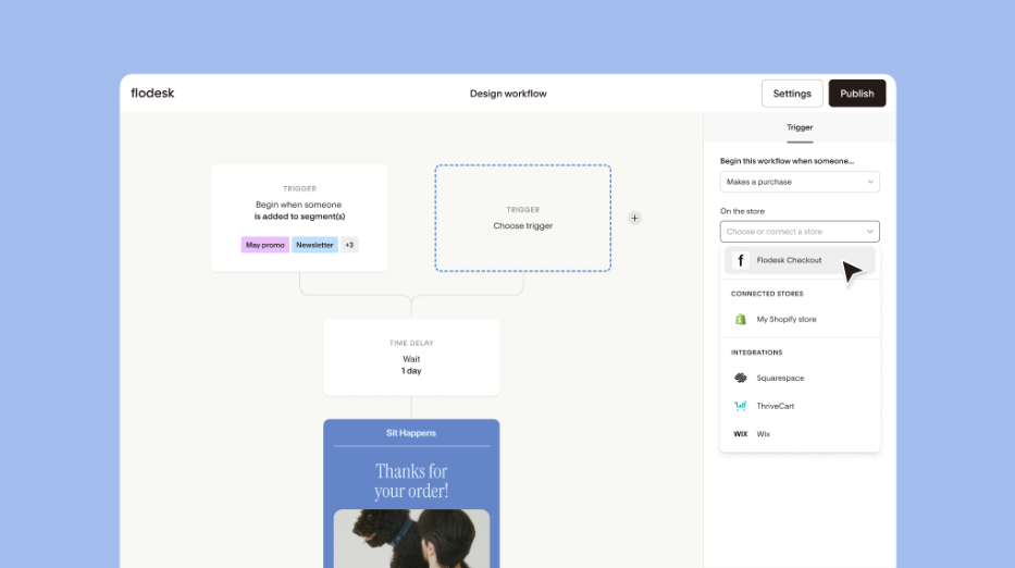 flodesk automation platform image