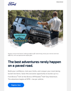 ford email marketing campaign