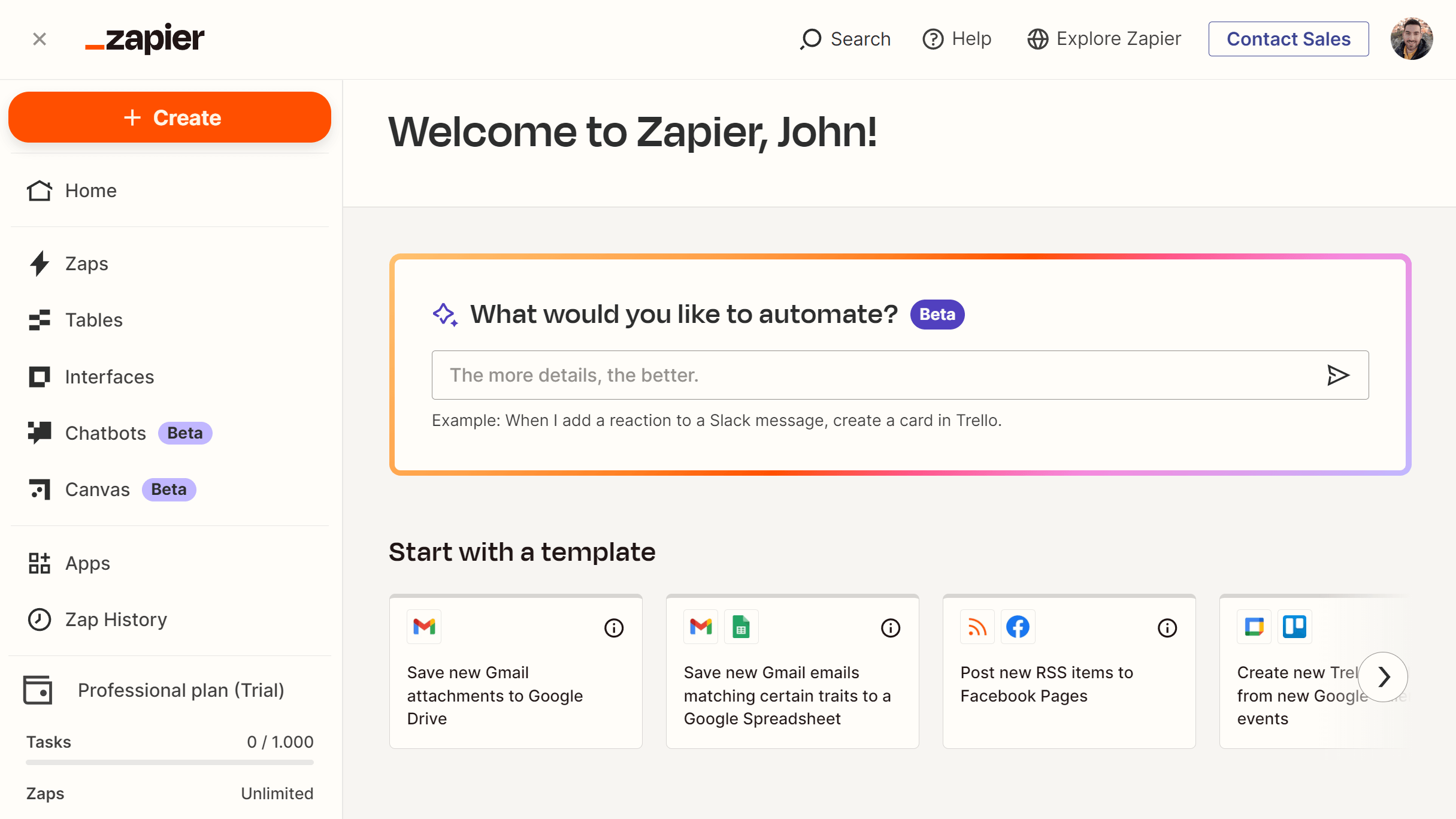 Zapier workflow automation software