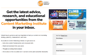 content marketing institute