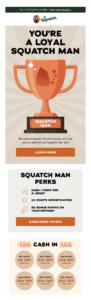 dr squatch loyalty retail email marketing campaign