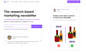 ariyh data-driven newsletter