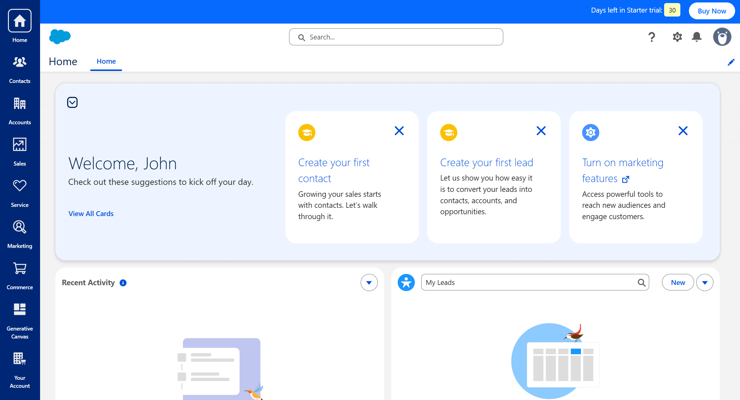 salesforce starter suite email marketing service