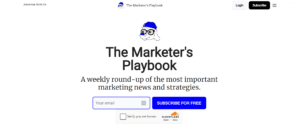 the marketer's playbook newsletter