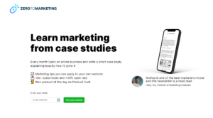 zero to marketing case studies