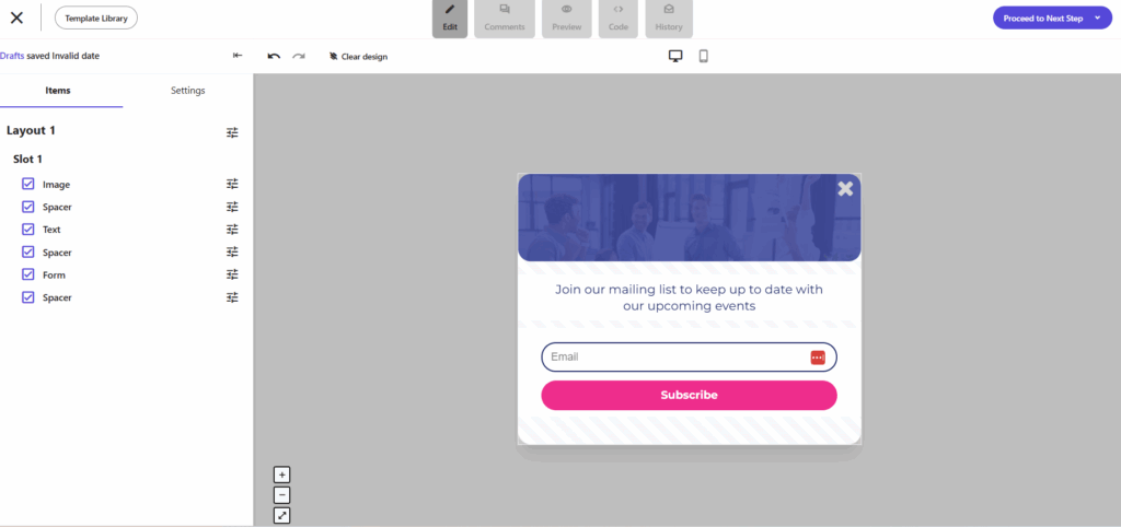 Moosend signup forms