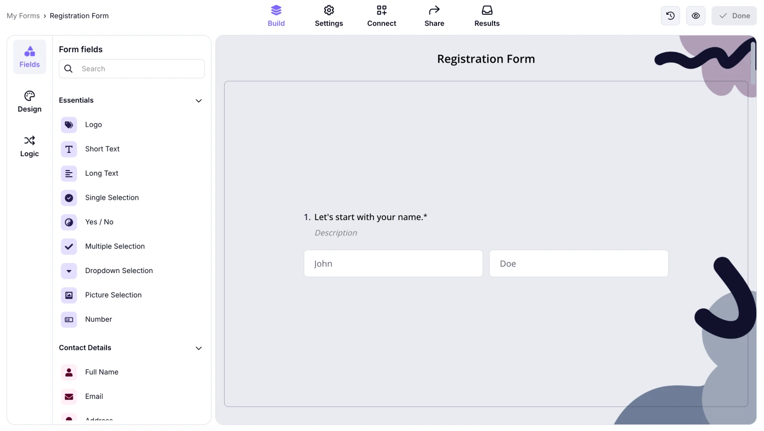 froms.app typeform alternative dashboard forms.app dashboard