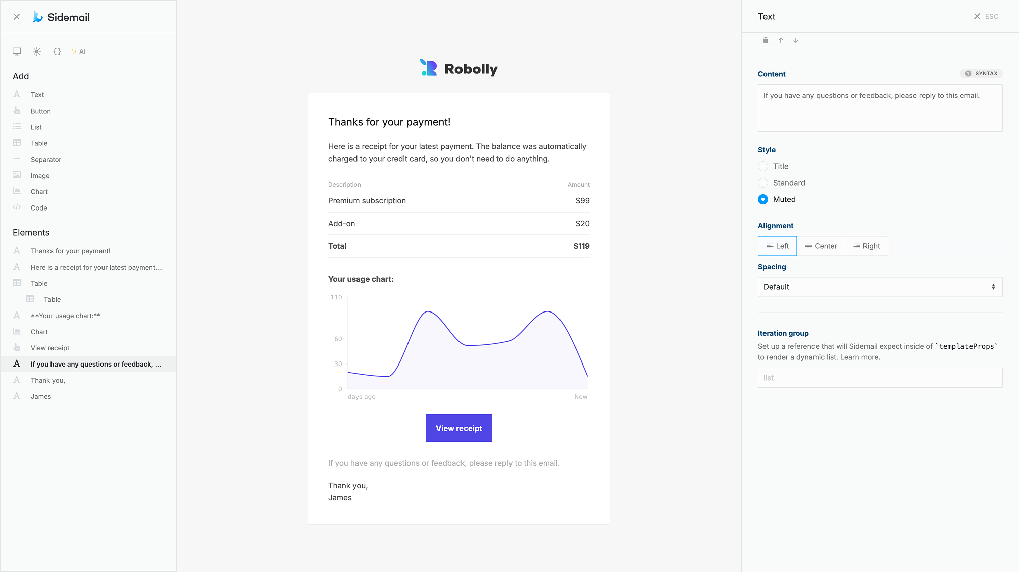 sidemail dashboard image