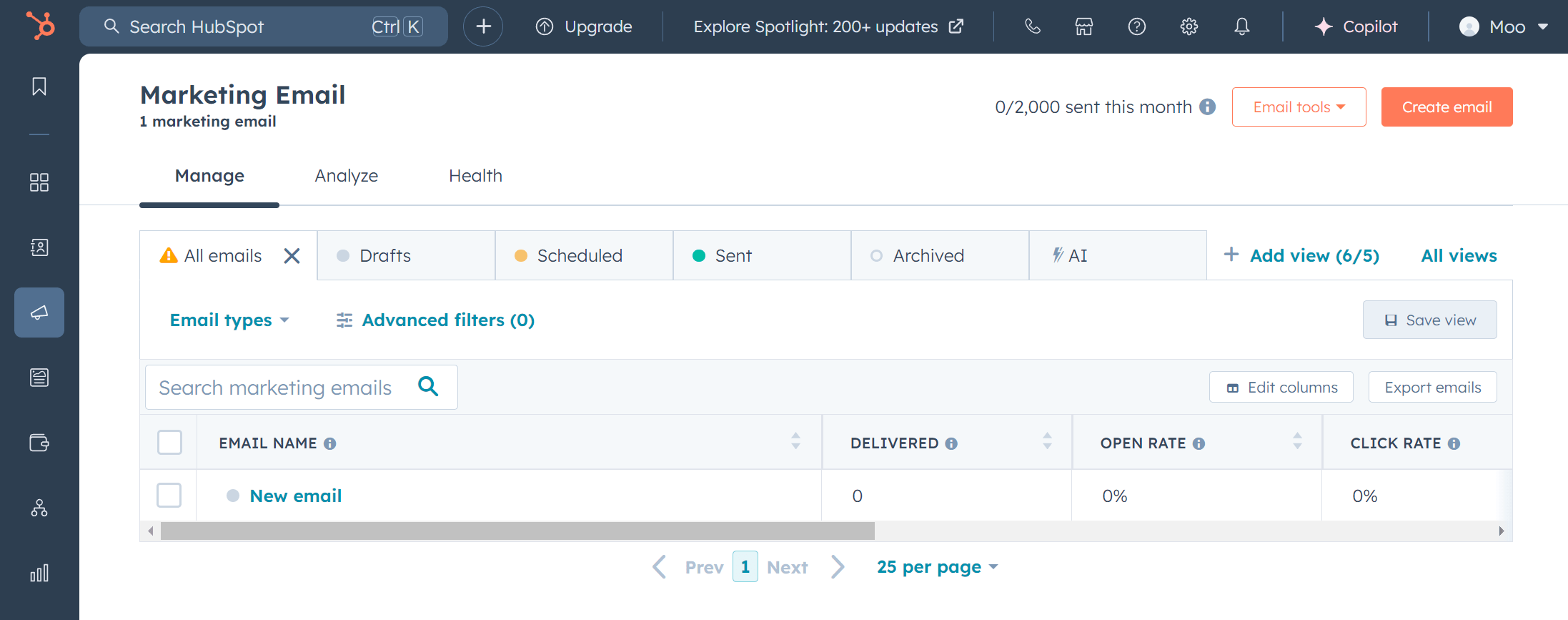 hubspot vs mailchimp