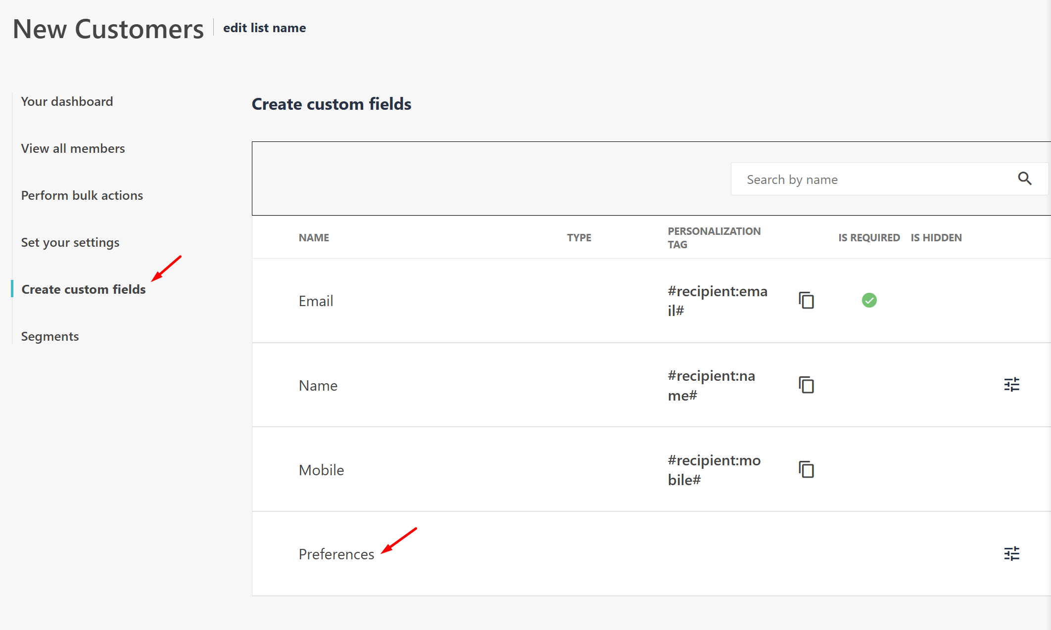 moosend email preference center settings