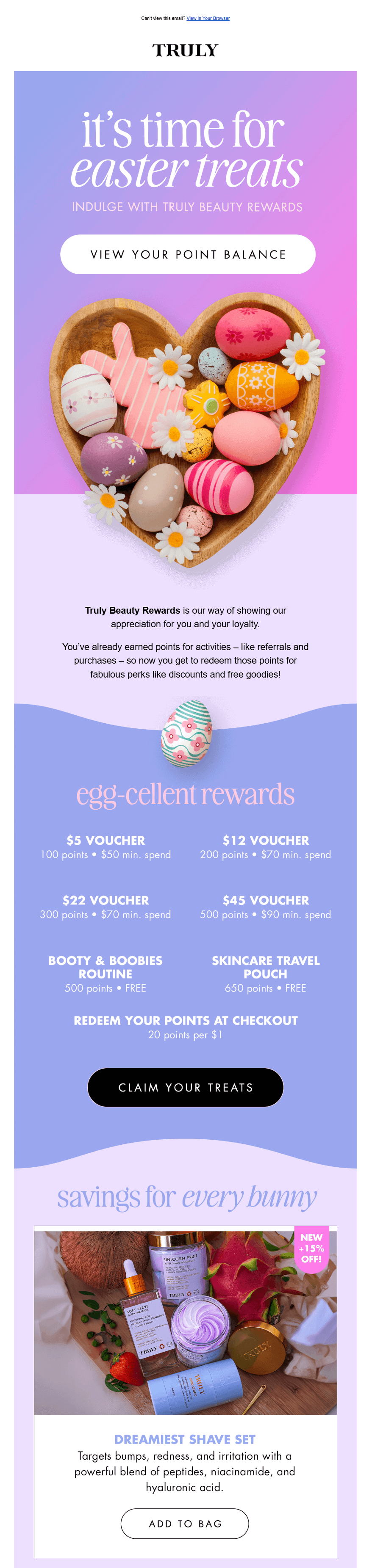 Truly Beauty’s spring perks