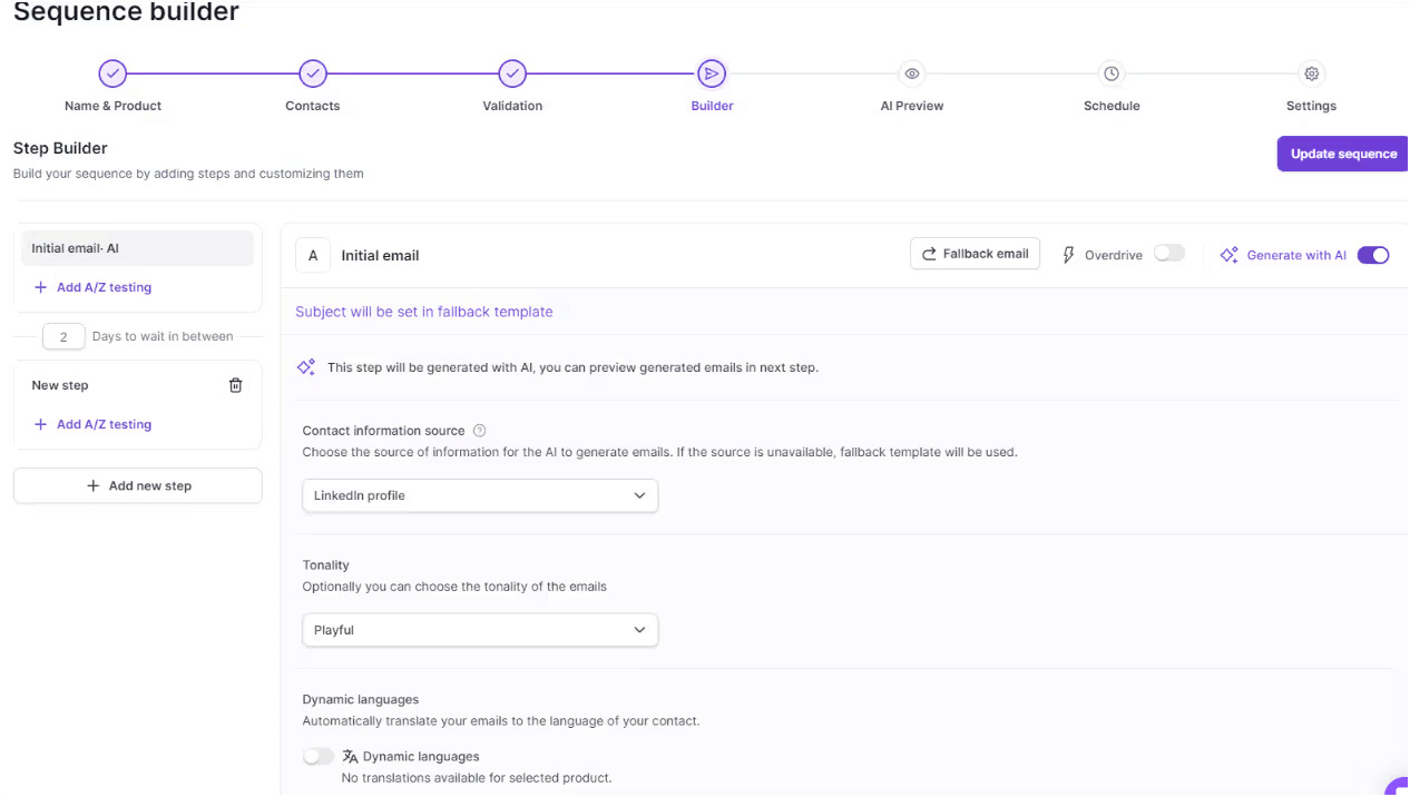 salesforge cold email tool