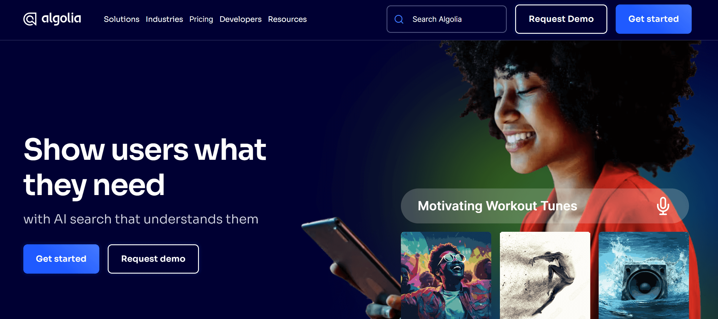algolia enterprise search software
