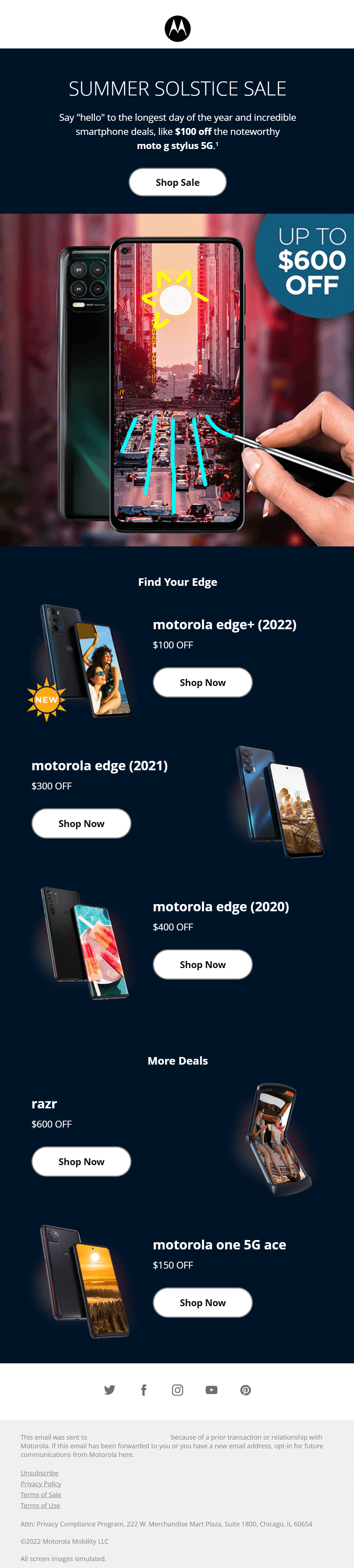 motorola summer solstice email