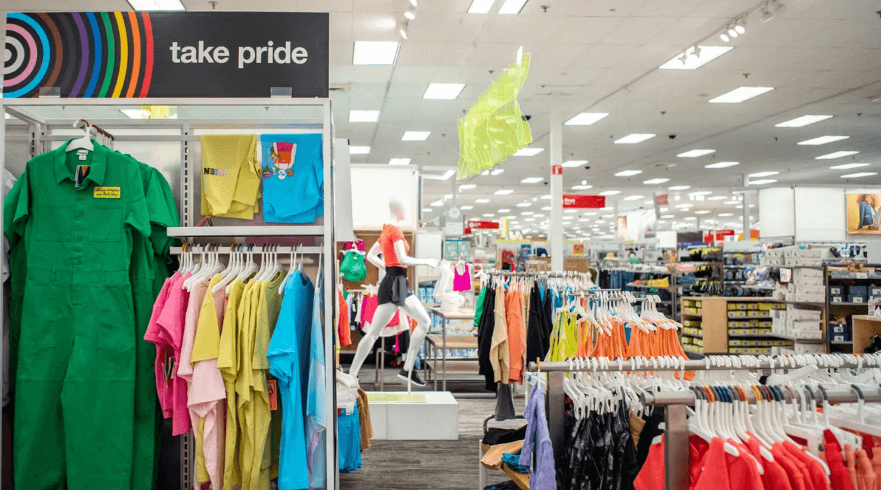 target in-store pride month merch