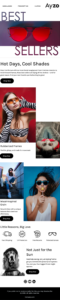 best sellers email template