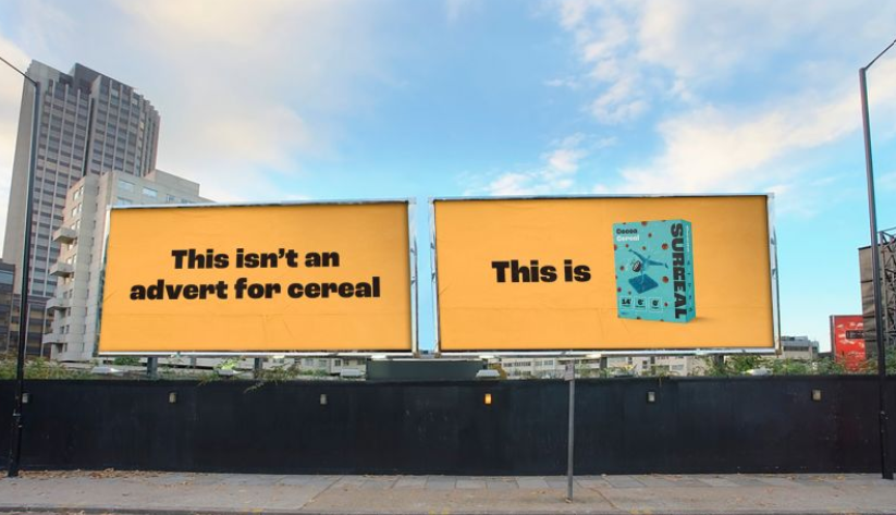 Surreal billboard