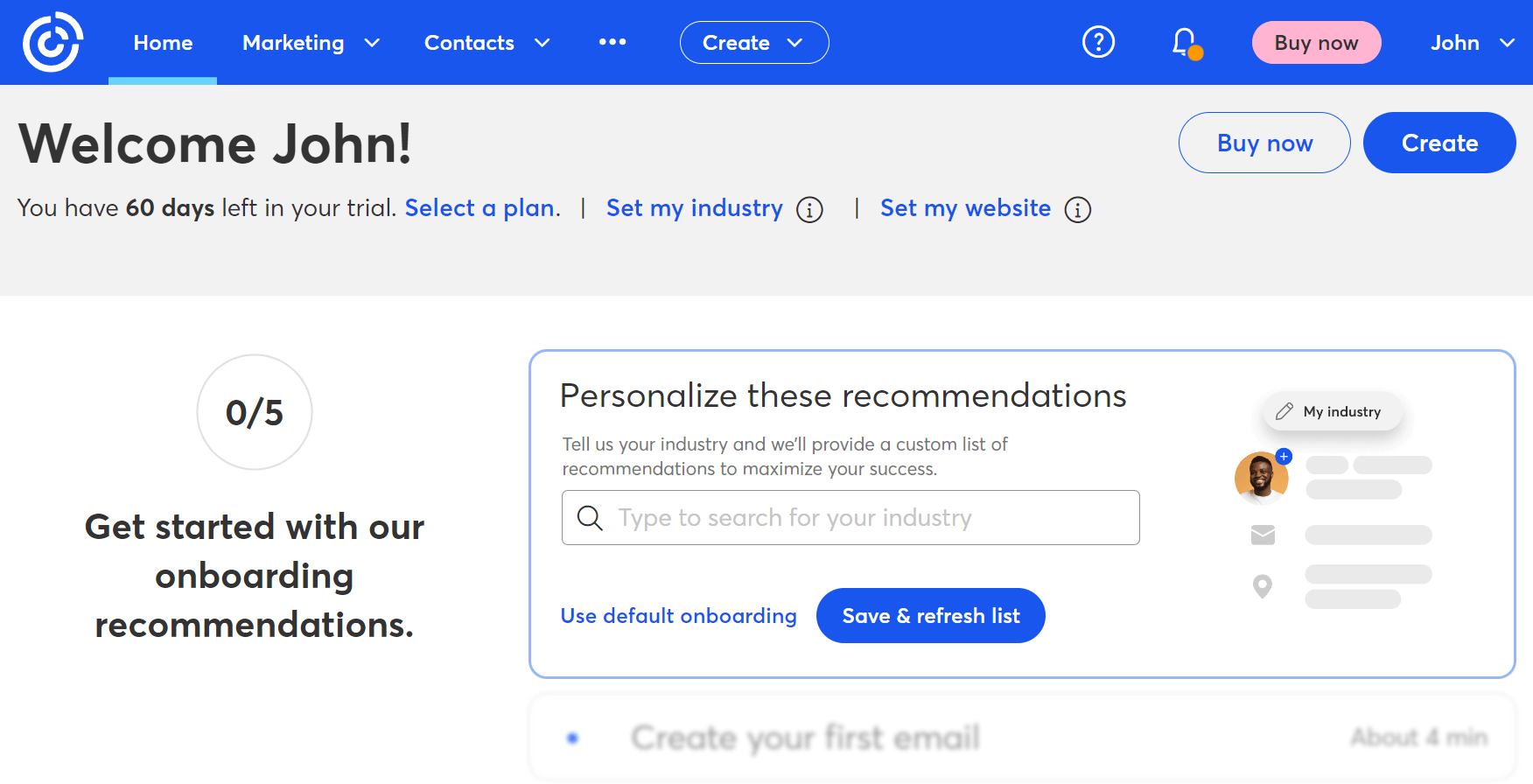 constant contact campaign management software