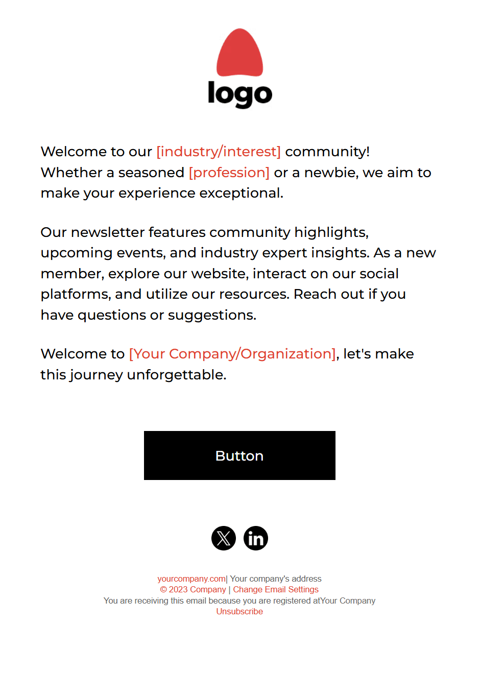 welcome email template for pet care marketing by moosend