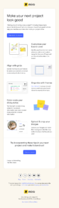 Miro lifecycle email example